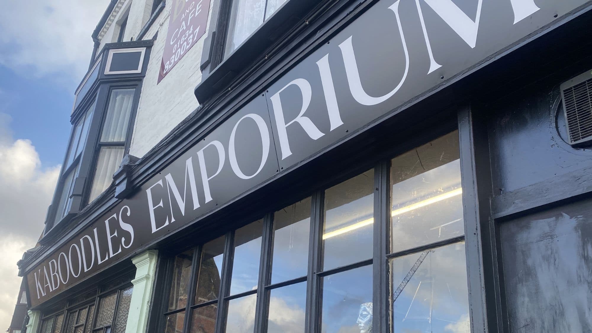 Kaboodles antiques emporium on Star Hill in Rochester, near the junction into Chatham Intra